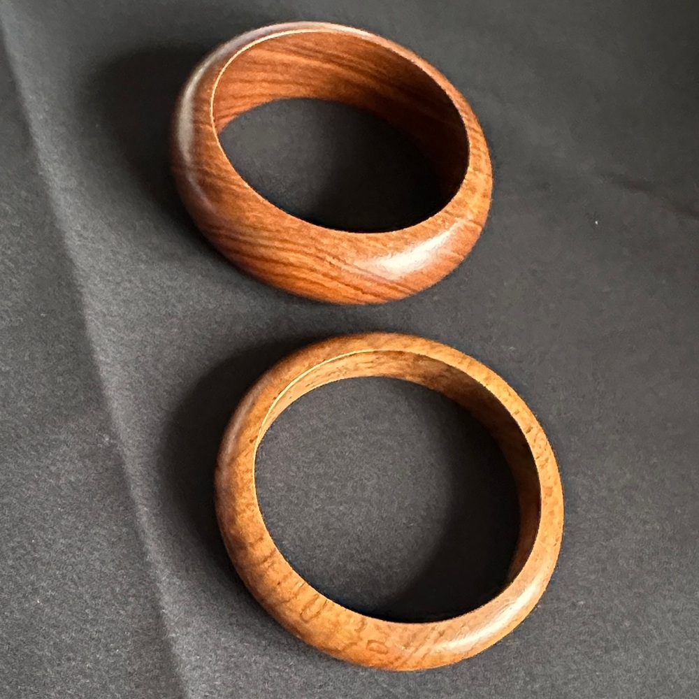 Wooden bangle EUC bracelets. Price per bangle or bundle it for an offer on both.